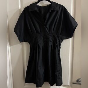 Black Button-Up Dress